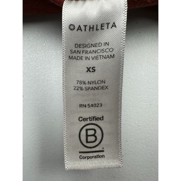 Athleta Pants Womens Extra Small Brown Distance Jogger Pockets Stretch Workout - Picture 8 of 14